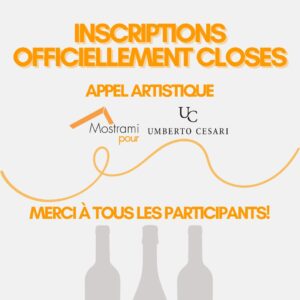 inscriptions closes appel artistique Mostrami pour le concours d'art Umberto Cesari 2025